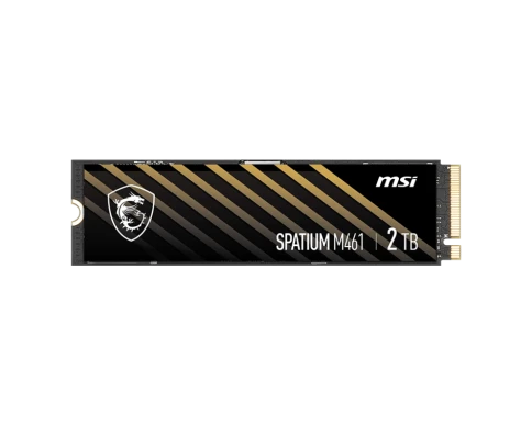 MSI SSD SPATIUM M461, 2000GB, M.2(22x80mm), NVMe, PCIe 4.0 x4, 3D TLC, фото 1