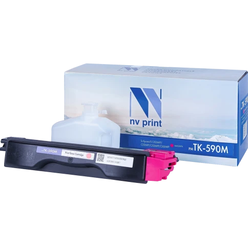 Тонер-картридж NVP NV-TK-590 Magenta для Kyocera FS-C5250DN/ C2026M фото 1