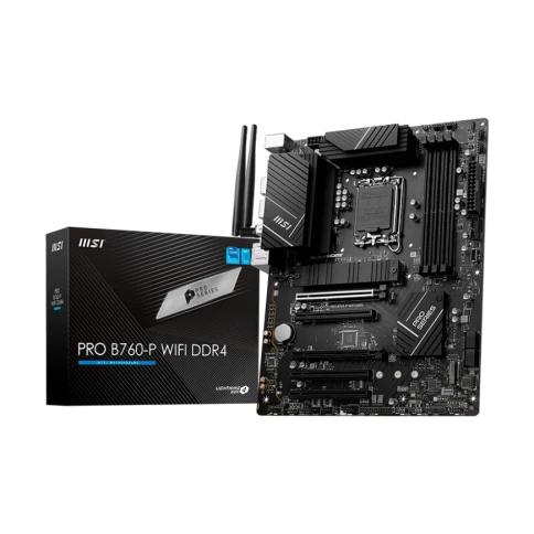 Материнская плата/ MB MSI INTEL B760 s1700, 4xDDR4(128GB), HDMI 2.1/DP фото 1