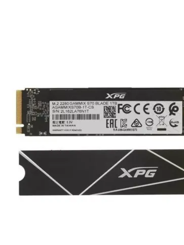 ADATA SSD GAMMIX S70 BLADE AGAMMIXS70B-1T-CS фото 4