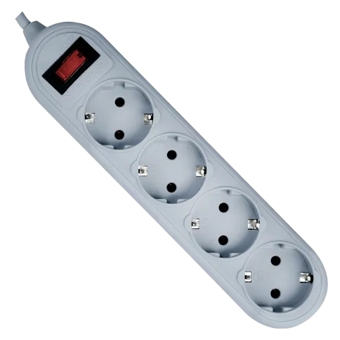 Сетевой фильтр Defender ES Lite 1.8 1,8 м, 4 розетки/ Surge Protector фото 1