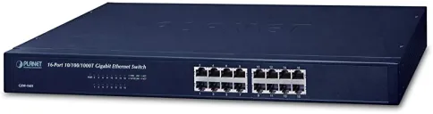 коммутатор/ PLANET 16-Port 10/100/1000Mbps Gigabit Ethernet Switch фото 1