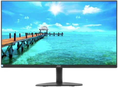 Монитор/ AOC 27B2H/EU 27'', 1920x1080, IPS, 75Hz, 20M:1, 250cd, 4ms, VGA, HDMI 1.4, Flicker Free, Low Blue Light, VESA, 3Y, Black фото 1
