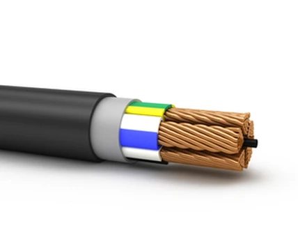 Кабель медный силовой в ПВХ изоляции ВВГнг(А)-ХЛ 3х4 фото 1
