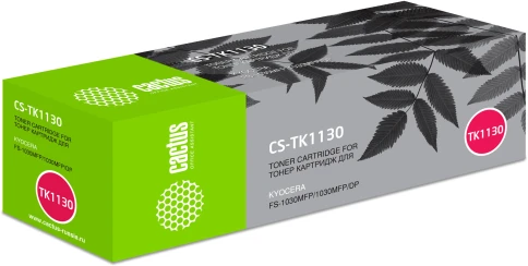 Картридж лазерный Cactus CS-TK1130 TK-1130 черный (3000стр.) для Ky фото 4