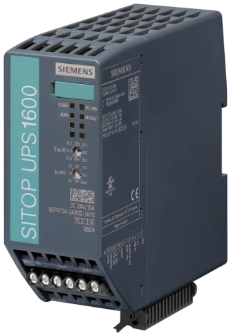 SITOP UPS1600 10A USB БЛОК БЕСПЕРЕБОЙНОГО ЭЛЕКТРОПИТАНИЯ С USB-ИНТЕРФЕЙСОМ ВХОД: DC 24 V ВЫХОД: DC 24 V/10 A фото 1