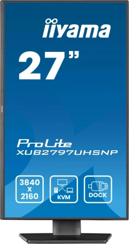 Монитор Iiyama 27" ProLite XUB2797UHSNP-B1 черный IPS LED 4ms 16:9 HDM фото 2