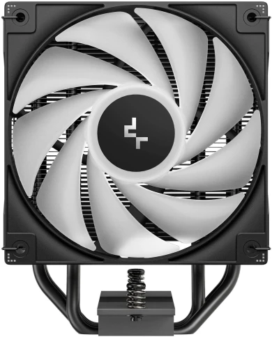 Устройство охлаждения(кулер) Deepcool AG400 Bk V2 ARGB Soc-AM5/AM4/1200/1700/1851 черный 4-pin... фото 4