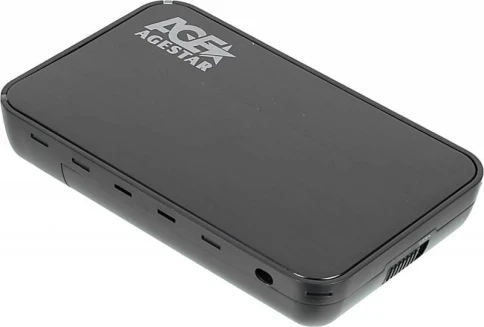 Внешний корпус для HDD AgeStar 3UB3A8-6G SATA II пластик черный... фото 2