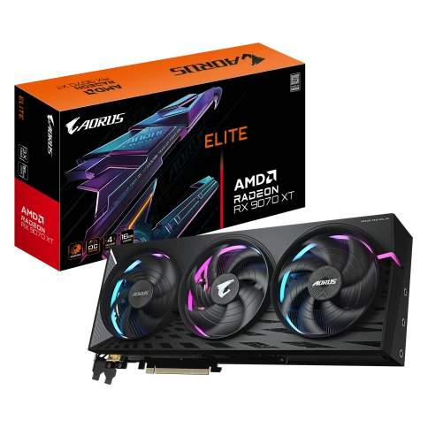 Видеокарта GIGABYTE GV-R9070XTAORUS E-16GD фото 1