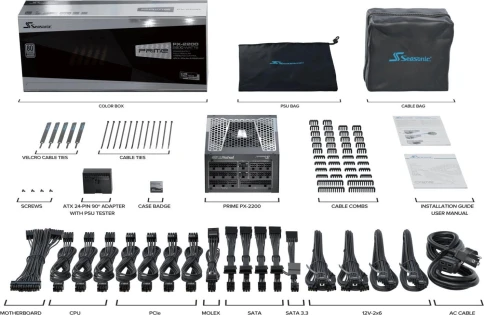 Seasonic PX-2200 SRP-PPX222-A5A22ST фото 11