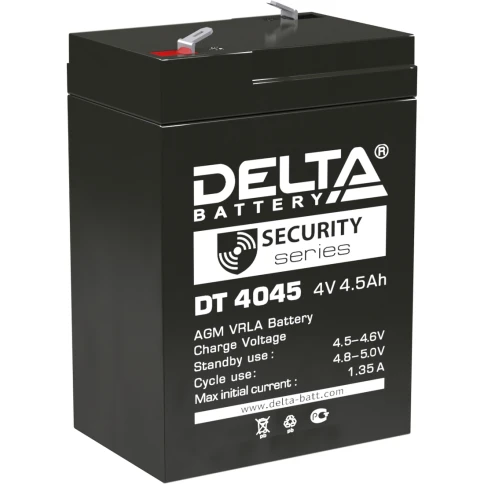 Батарея DELTA серия DT, DT 4045, напряжение 4В, емкость 4.5Ач... фото 1