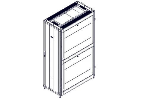 Systeme Electric mounting cabinet, Uniprom series, 42U-600/1200, 4pcs фото 2