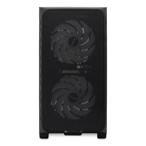Корпус без блока питания/ Case HSPD M321, Mesh Mini-tower, Black, slid фото 4