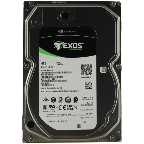 Жесткий диск/ HDD Seagate SAS 4TB Exos 7E10 7200 rpm 256Mb 1 year warr фото 3