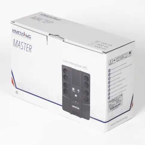 ИБП МАСТЕР 1000, 1000/600 ВА/Вт, LED, USB, RJ11/RJ45, SCHUKOx8/ line-i фото 8