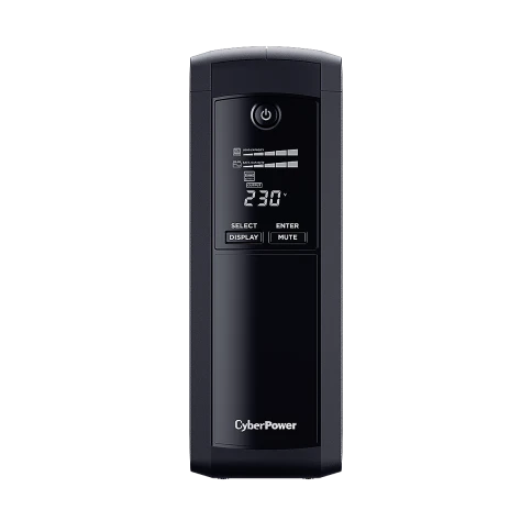 Источник бесперебойного питания/ UPS CyberPower VP1200EILCD  Line-Interactive 1200VA/720W USB/RS-232/RJ11/45  (4 + 4 IEC С13) фото 1