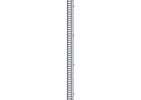 Systeme Electric vertical cable manager, Excelente series, plastic fin фото 6