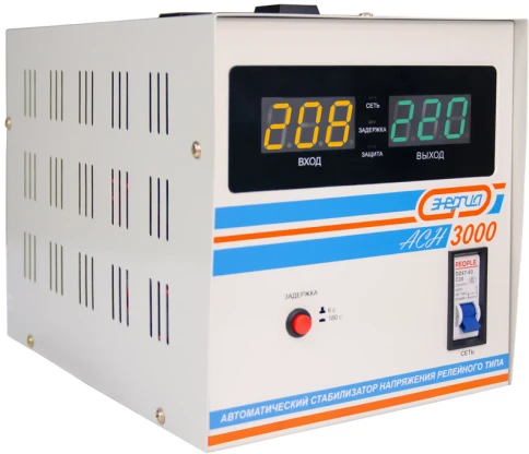 Стабилизатор  АСН- 3000  ЭНЕРГИЯ с цифр. дисплеем/ Stabilizer ASN-3000 фото 5