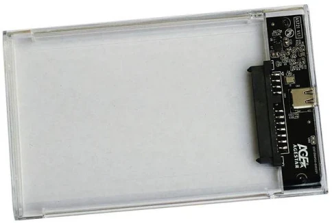 Внешний корпус для HDD/SSD AgeStar 3UB2P6C SATA III USB3.0 пластик... фото 2