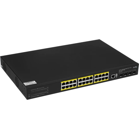 Коммутатор/ 24-Port Layer 3 Managed Gigabit PoE+ Switch with 4... фото 1