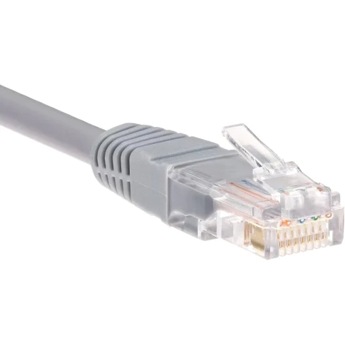 Патчкорд/ Патчкорд литой "Telecom" UTP кат.5е 1,5м серый фото 6