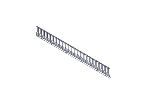 Systeme Electric, серия Excelente, 48U, пластиковые пальцы, однорядный фото 2
