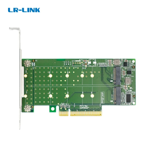 Адаптер для SSD/ PCIe x8 to 2-Port M.2 NVMe Adapter фото 1