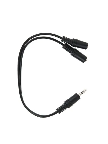 VCOM mini jack 3.5 mm (m) - 2 x mini jack 3.5 mm (f) 0.2м фото 2