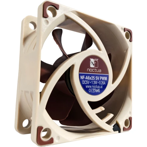 Кулер для корпуса/ Case Cooler Noctua NF-A6X25 5V PWM (60x60x25mm,... фото 2