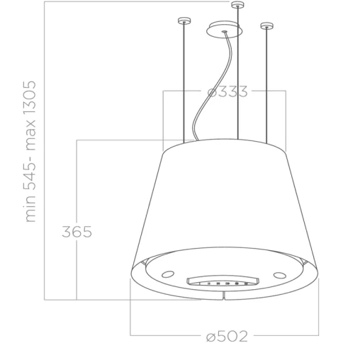 Вытяжка островная Elica EASY UX IX/F/50-PRF0120354A фото 4