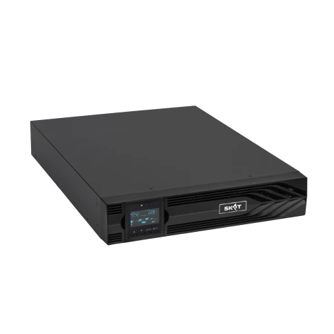 8775 SKAT-UPS 3000-RACK-ON-E P3 ИБП 3000ВА/3000 Вт, 2U, On-Line, синус, внешн. АКБ 72В (6х12В), 8хC13+1xC19, USB, RS232, слот для карт (SNMP, реле), EPO, ШхГхВ 440х602х86,5 масса 8.8 кг фото 4