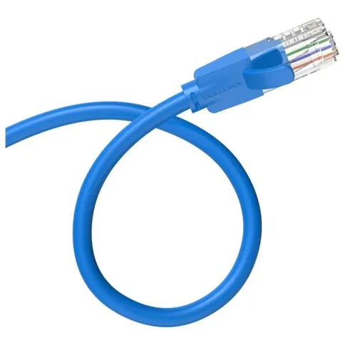 Патч-корд Vention прямой UTP cat.6, RJ45 - 5м. Синий фото 4