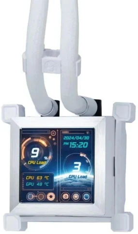 Система водяного охлаждения Lian-Li HydroShift LCD 360S Soc-AM5/AM4/1700/1851 белый 4-pin... фото 2