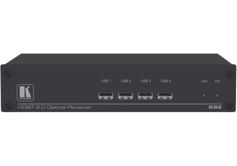 Приемник сигнала HDMI, Audio, RS-232, ИК, USB и Ethernet по волоконно- фото 2