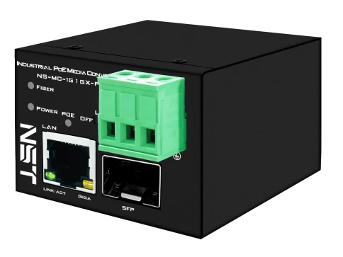 Промышленный компактный Ultra PoE медиаконвертер Gigabit Ethernet/ Промышленный компактный Ultra... фото 3