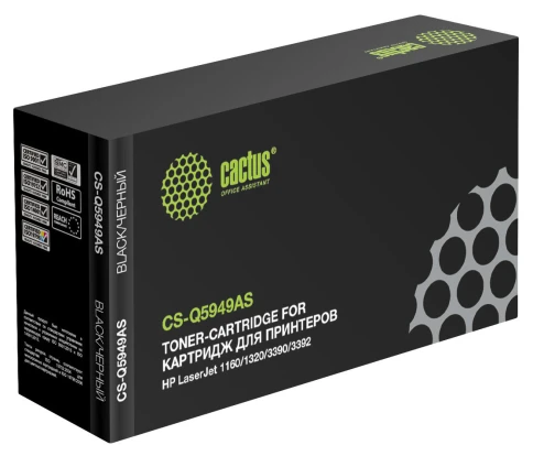 Картридж лазерный Cactus CS-Q5949AS Q5949A черный (2500стр.) для HP фото 3