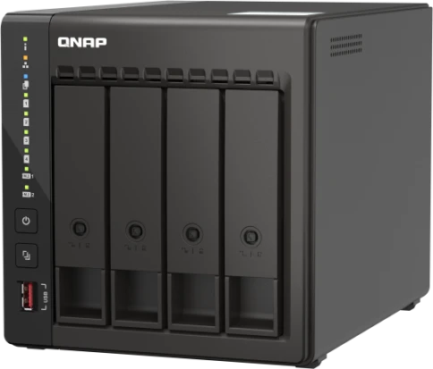 Сетевое хранилище без дисков/ SMB QNAP TS-453E-8G NAS, 4-tray w/o HDD. фото 6