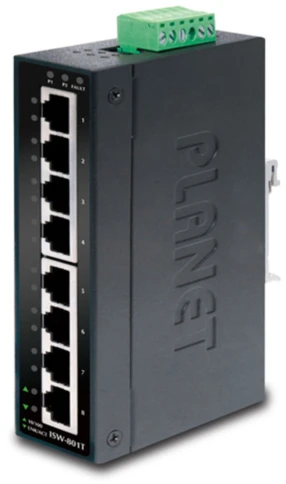 коммутатор/ PLANET IP30 Slim type 8-Port Industrial Gigabit Ethernet Switch... фото 1