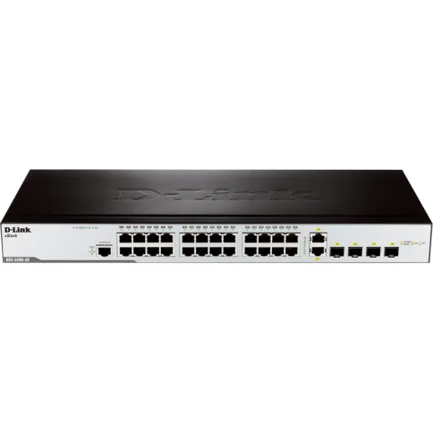 Сетевой коммутатор/ Managed L2 Switch 24x100Base-TX, 2x1000Base-X SFP, фото 1