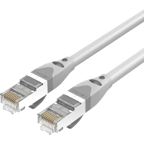 Патч-корд Vention прямой SFTP cat.6A, RJ45 - 2м. Серый фото 1