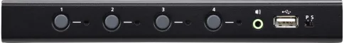 4-портовый USB КМ-переключатель с функцией Boundless Switching (кабели фото 2
