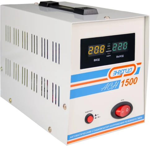 Стабилизатор  АСН- 1500  ЭНЕРГИЯ с цифр. дисплеем/ Stabilizer ASN-1500 фото 6