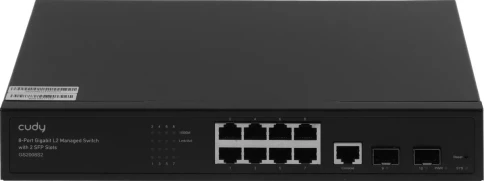 Коммутатор/ 8-Port Layer 2 Managed Gigabit Switch with 2 Gigabit... фото 3