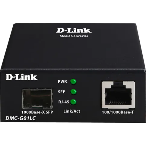 Медиаконвертер/ DMC-G10SC Media Converter 1000Base-T to 1000Base-LX, S фото 2