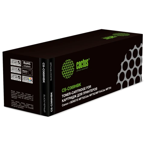 Картридж лазерный Cactus CS-C069HBK 069H черный (7600стр.) для Cano фото 1