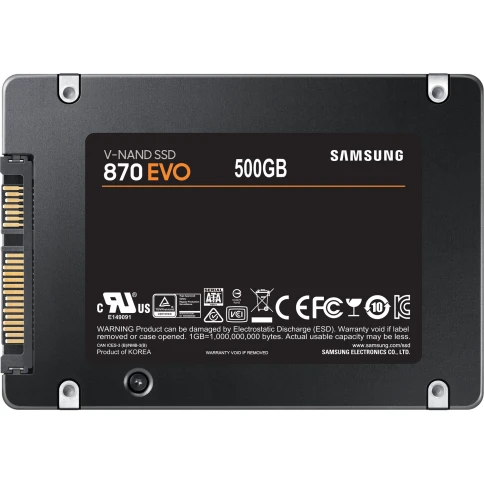 Твердотельные накопители/ Samsung SSD 870 EVO, 500GB, 2.5" 7mm, SATA3, фото 5