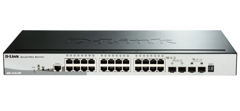 Сетевой коммутатор/ Gigabit Stackable SmartPro Switch with 24 10/100/1000Base-T PoE... фото 1