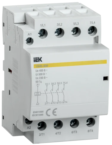 Контактор модульный КМ40-40М AC/DC IEK фото 1