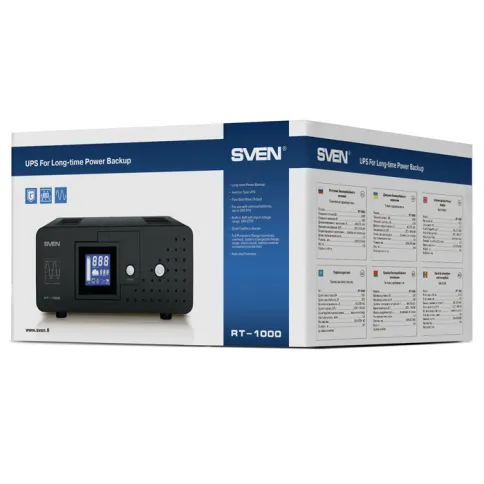 ИБП SVEN RT-1000, линейно-интерактивный непрерывного действия с длител фото 5